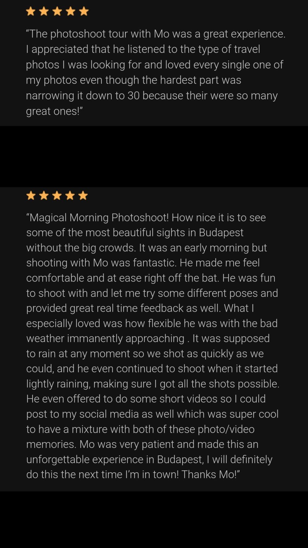 Client review collection 8