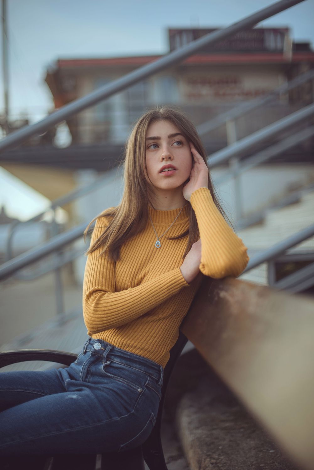 Zsófia Barna during a Foto Bellissimo Budapest photo shoot